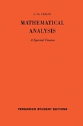 Cover: Mathematical Analysis - Elsevier