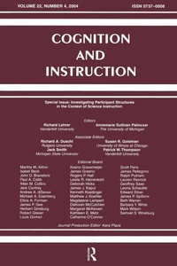 Enlarge image Cover: Investigating Participant Structures in the Context of Science Instruction - Routledge