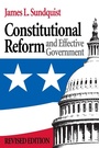 Cover: Constitutional Reform and Effective Government - Brookings Institution