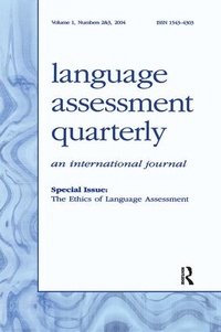Enlarge image Cover: The Ethics of Language Assessment - Routledge