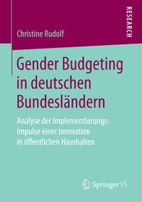 Abbildung von: Gender Budgeting in deutschen Bundesländern - Springer VS