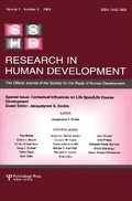 Cover: Contextual Influences on Life Span/life Course - Routledge