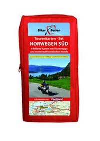 Abbildung von: Tourenkarten Set Norwegen Süd (FolyMaps) - TVV Touristik-Verlag GmbH