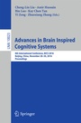 Cover: Advances in Brain Inspired Cognitive Systems - Springer
