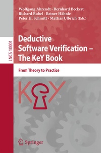 Enlarge image Cover: Deductive Software Verification - The KeY Book - Springer