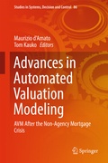 Cover: Advances in Automated Valuation Modeling - Springer