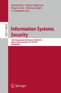 Abbildung von: Information Systems Security - Springer