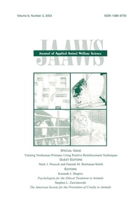Enlarge image Cover: Training Nonhuman Primates Using Positive Reinforcement Techniques - Psychology Press
