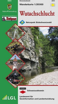 Abbildung von: Wutachschlucht - Landesamt für Geoinformation und Landentwicklung Baden-Württemberg (LGL)