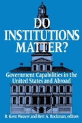 Cover: Do Institutions Matter? - Brookings Institution