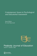 Cover: Contemporary Issues in Psychological and Educational Assessment - Routledge