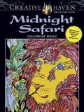 Cover: Creative Haven Midnight Safari Coloring Book - Dover Publications Inc.