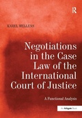 Cover: Negotiations in the Case Law of the International Court of Justice - Routledge