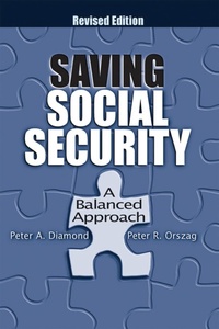 Enlarge image Cover: Saving Social Security - Brookings Institution