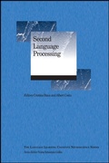 Cover: Second Language Processing - Wiley
