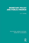 Cover: Monetary Policy and Public Finance - Routledge