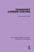 Cover: Transport Carrier Costing - Routledge