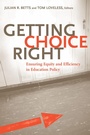 Cover: Getting Choice Right - Brookings Institution
