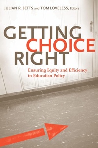 Enlarge image Cover: Getting Choice Right - Brookings Institution