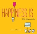Cover: 2018 Daily Calendar: Happiness Is - Chronicle Books