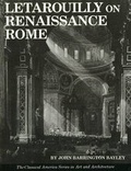 Cover: Letarouilly on Renaissance Rome - Architectural Book Publishing Co Inc.,U.S.