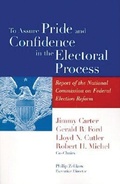 Cover: To Assure Pride and Confidence in the Electoral Process - Brookings Institution