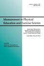 Cover: Measurement, Statistics, and Research Design in Physical Education and Exercise Science: Current Issues and Trends - Psychology Press
