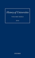 Cover: History of Universities - Oxford University Press