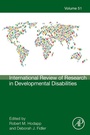 Cover: International Review of Research in Developmental Disabilities - Academic Press
