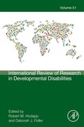 Cover: International Review of Research in Developmental Disabilities - Academic Press