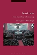Cover: Nazi Law - Bloomsbury Academic