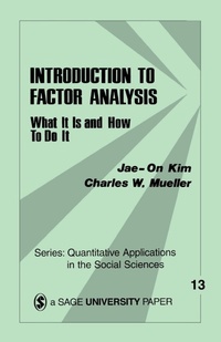 Enlarge image Cover: Introduction to Factor Analysis - SAGE Publications Inc
