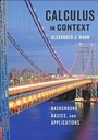 Cover: Calculus in Context - Johns Hopkins University Press