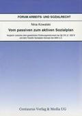 Cover: Vom passiven zum aktiven Sozialplan - Centaurus Verlag & Media