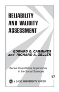 Cover: Reliability and Validity Assessment - SAGE Publications Inc