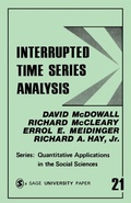 Cover: Interrupted Time Series Analysis - SAGE Publications Inc