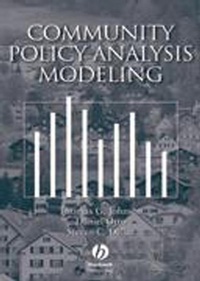 Enlarge image Cover: Community Policy Analysis Modeling - Wiley