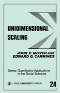 Cover: Unidimensional Scaling - SAGE Publications Inc