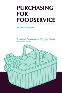 Abbildung von: Purchasing for Foodservice - Wiley