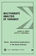 Cover: Multivariate Analysis of Variance - SAGE Publications Inc