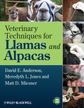 Cover: Veterinary Techniques for Llamas and Alpacas - Wiley-Blackwell