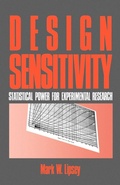 Cover: Design Sensitivity - SAGE Publications Inc