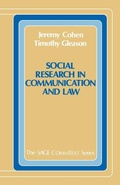 Cover: Social Research in Communication and Law - SAGE Publications Inc