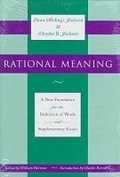 Cover: Rational Meaning - University of Virginia Press