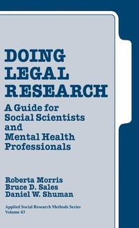 Enlarge image Cover: Doing Legal Research - SAGE Publications Inc