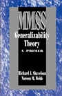Cover: Generalizability Theory - SAGE Publications Inc