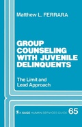 Cover: Group Counseling with Juvenile Delinquents - SAGE Publications Inc
