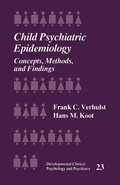 Cover: Child Psychiatric Epidemiology - SAGE Publications Inc
