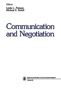 Enlarge image Cover: Communication and Negotiation - SAGE Publications Inc