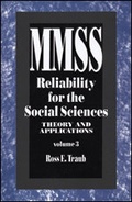 Cover: Reliability for the Social Sciences - SAGE Publications Inc